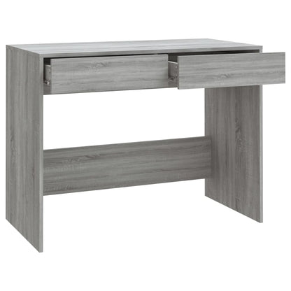 Desk 101x50x76.5 cm chipboard gray sonoma oak color