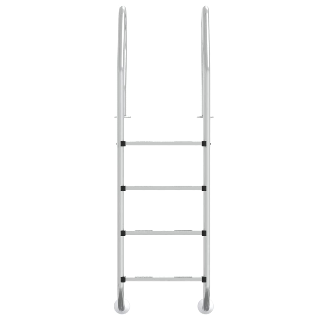 Zwembadladder 54x38x184,5 cm 304 roestvrij staal