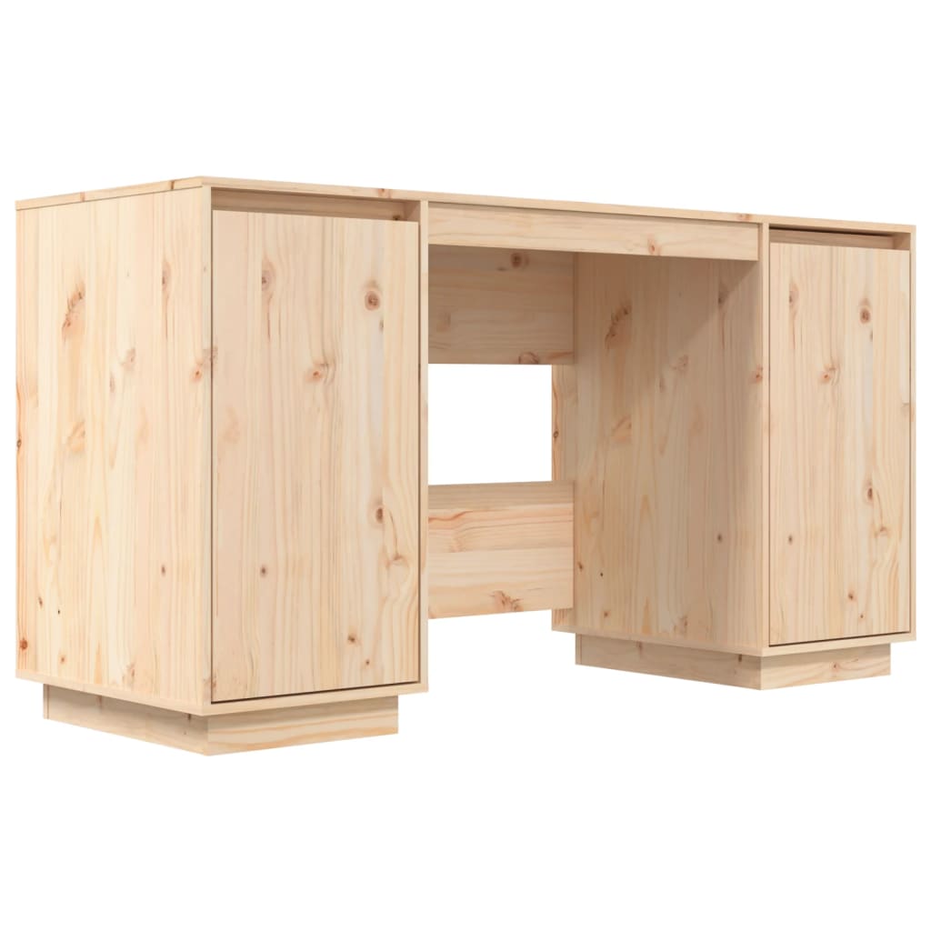 Desk 140x50x75 cm solid pine wood