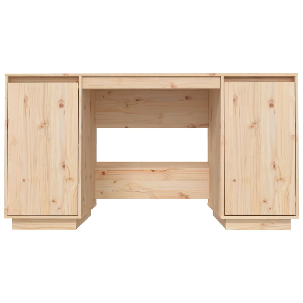 Desk 140x50x75 cm solid pine wood