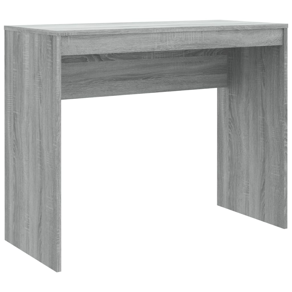 Desk 90x40x72 cm processed wood gray sonoma oak color