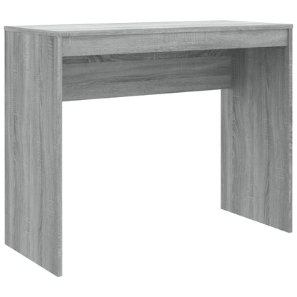 Desk 90x40x72 cm processed wood gray sonoma oak color
