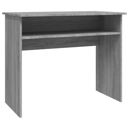 Desk 90x50x74 cm processed wood gray sonoma oak color