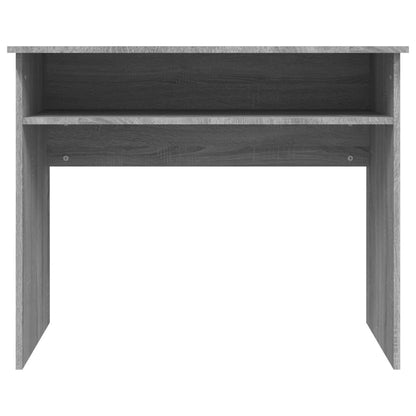 Desk 90x50x74 cm processed wood gray sonoma oak color