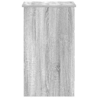 Desk 90x45x76 cm processed wood gray sonoma oak color