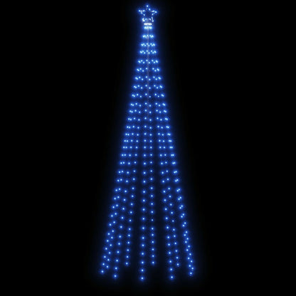 Kegelkerstboom 310 LED's 100x300 cm blauw