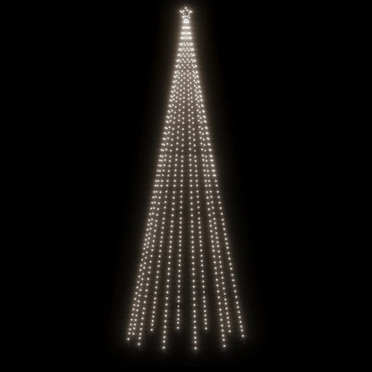 Kegelkerstboom 732 LED's koudwit 160x500 cm