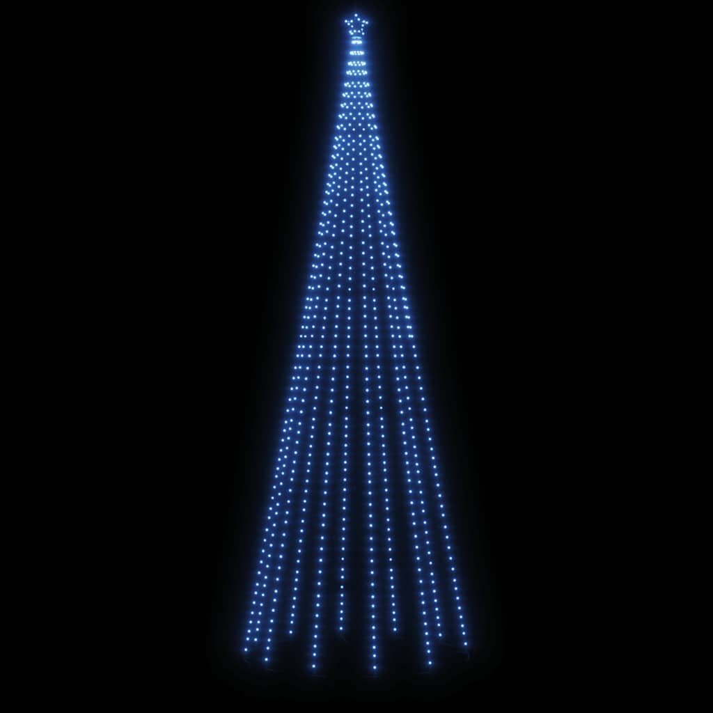 Kegelkerstboom 732 LED's blauw 160x500 cm