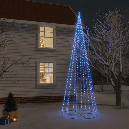 Kegelkerstboom 732 LED's blauw 160x500 cm