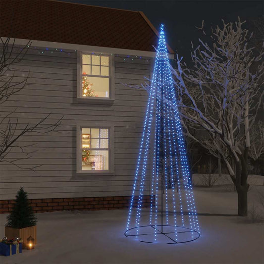 Kegelkerstboom 732 LED's blauw 160x500 cm