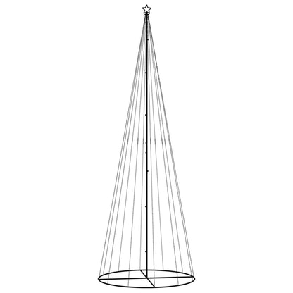 Kegelkerstboom 732 LED's meerkleurig 160x500 cm