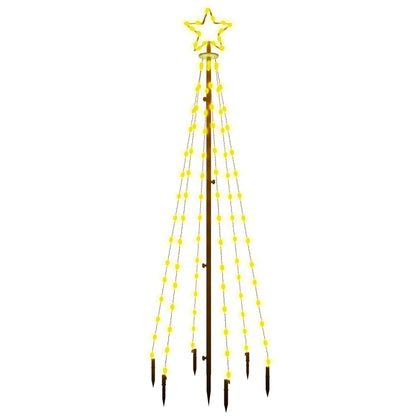 Kerstboom met grondpin 108 LED's warmwit 180 cm