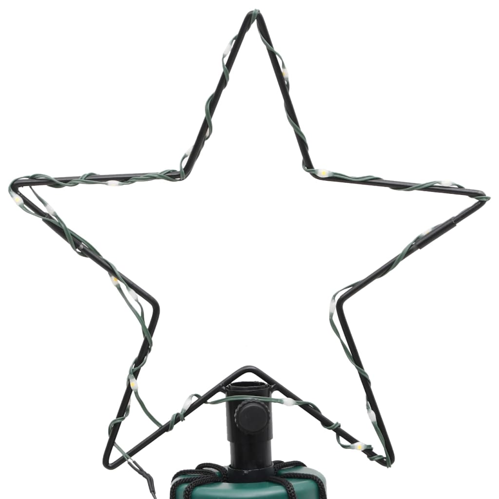 Kerstboom met grondpin 108 LED's warmwit 180 cm