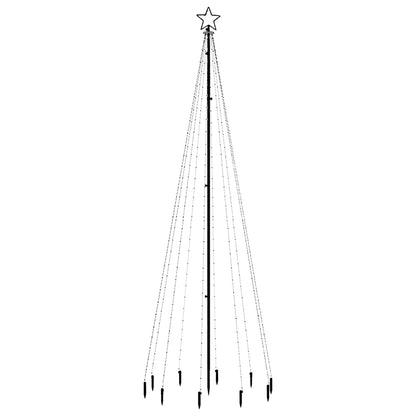 Kerstboom met grondpin 310 LED's warmwit 300 cm