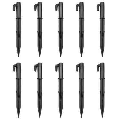 Kerstboom met grondpin 310 LED's meerkleurig 300 cm