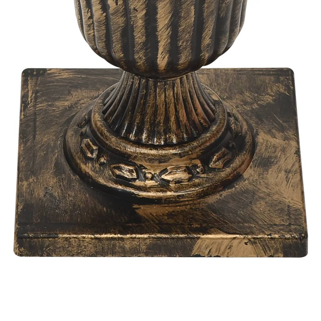 Kunstkerstboom met verlichting en pot 120 cm PVC groen