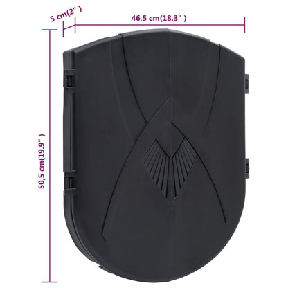 Electric dartboard with darts polypropylene black