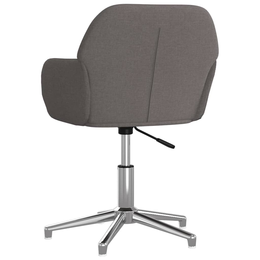 Office chair swivel fabric dark gray