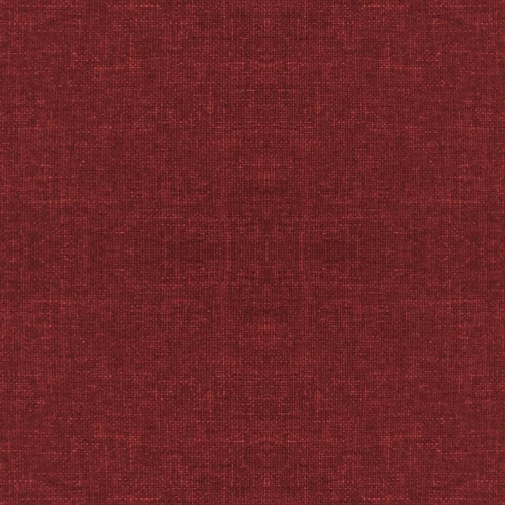 Kantoorstoel draaibaar stof wijnrood