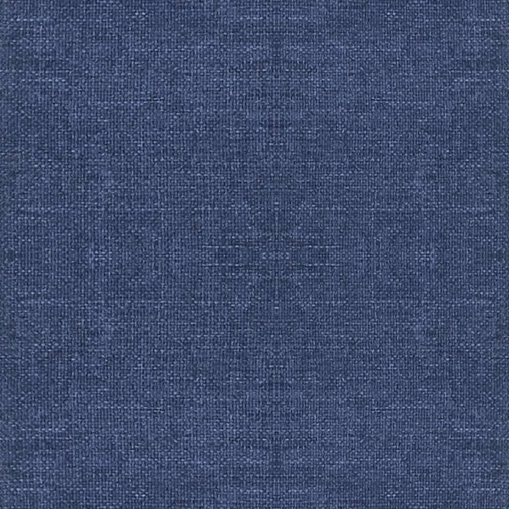 Kantoorstoel draaibaar stof blauw