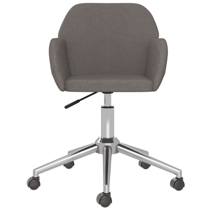 Office chair swivel fabric dark gray