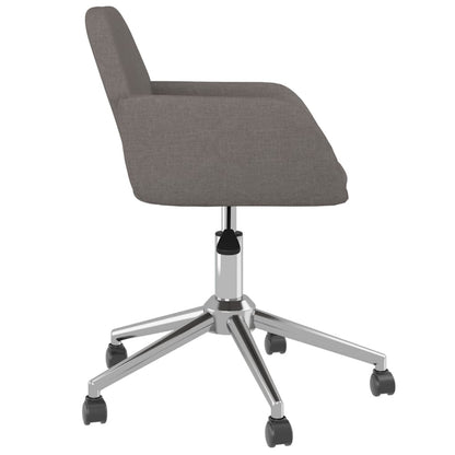 Office chair swivel fabric dark gray