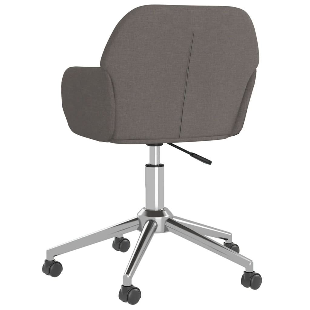 Office chair swivel fabric dark gray