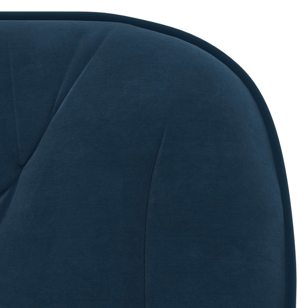 Office chair swivel velvet blue