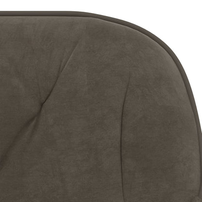 Office chair swivel velvet dark gray