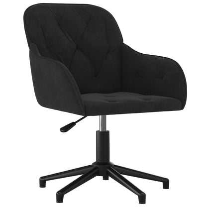Office chair swivel velvet black
