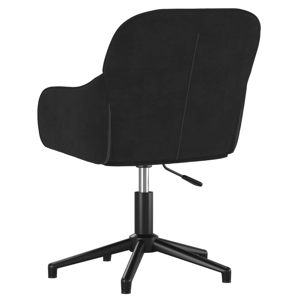 Office chair swivel velvet black