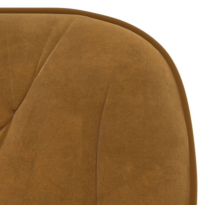 Office chair swivel velvet brown