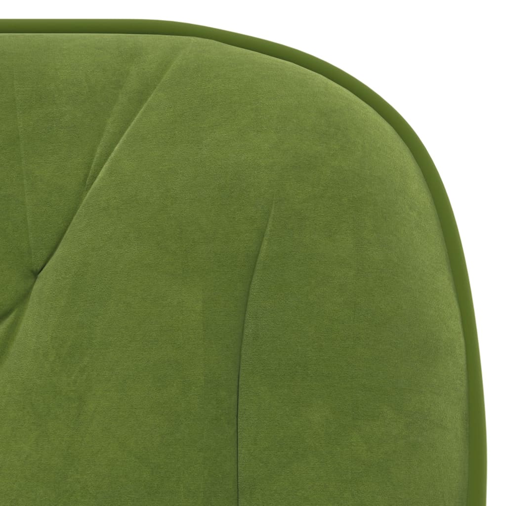 Office chair swivel velvet light green