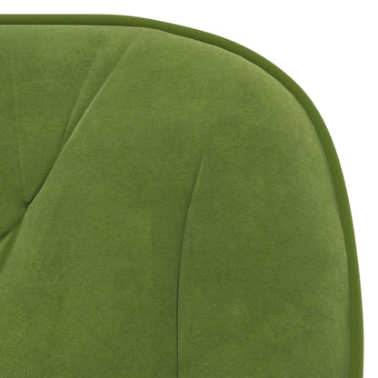 Office chair swivel velvet light green