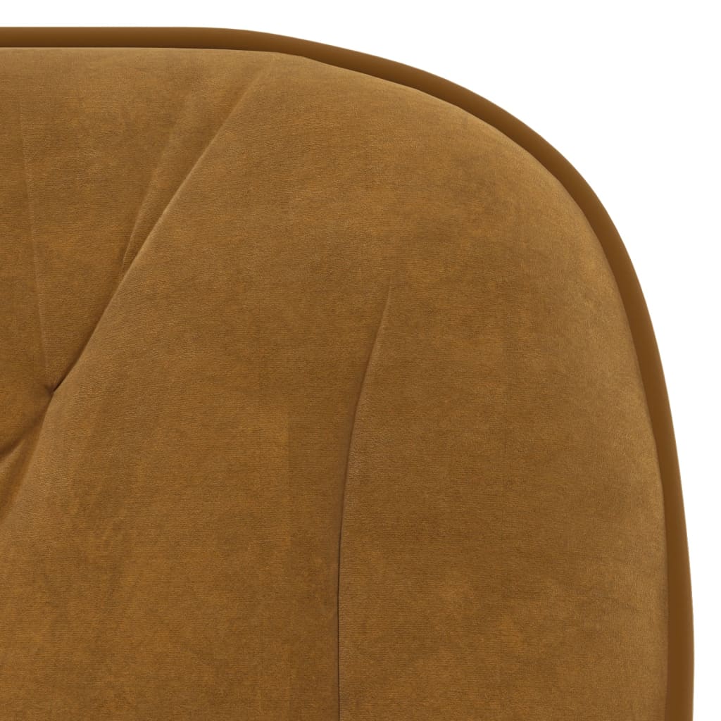 Office chair swivel velvet brown