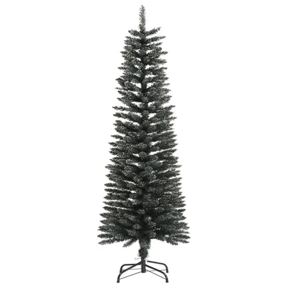 Kunstkerstboom met standaard smal 120 cm PVC groen