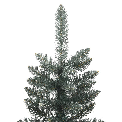 Kunstkerstboom met standaard smal 120 cm PVC groen