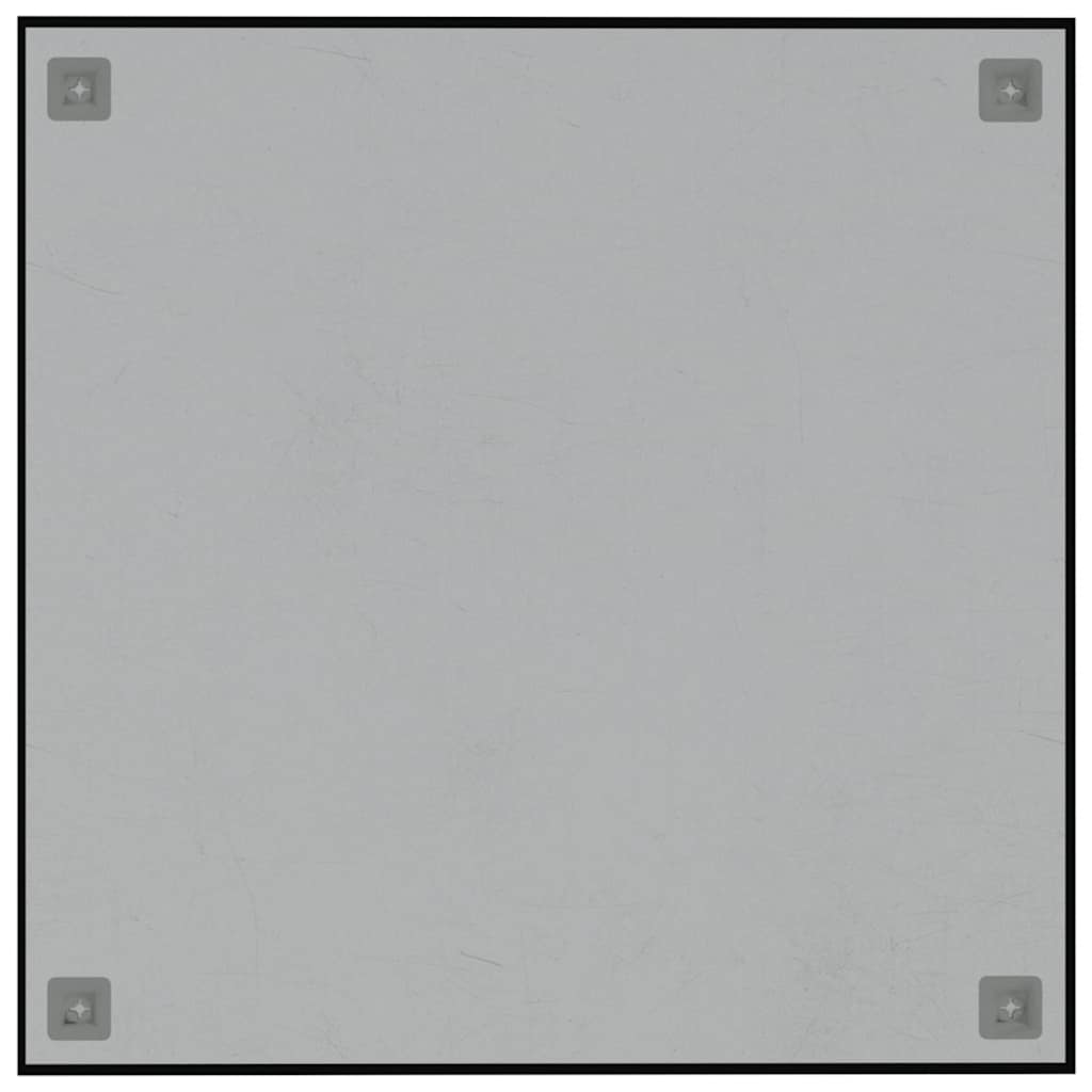 Magneetbord wandgemonteerd 60x60 cm gehard glas