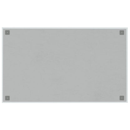 Magneetbord wandgemonteerd 100x60 cm gehard glas wit