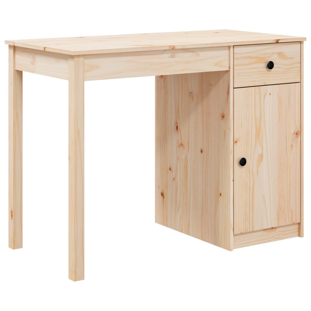 Desk 100x50x75 cm solid pine wood