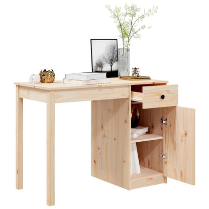 Desk 100x50x75 cm solid pine wood