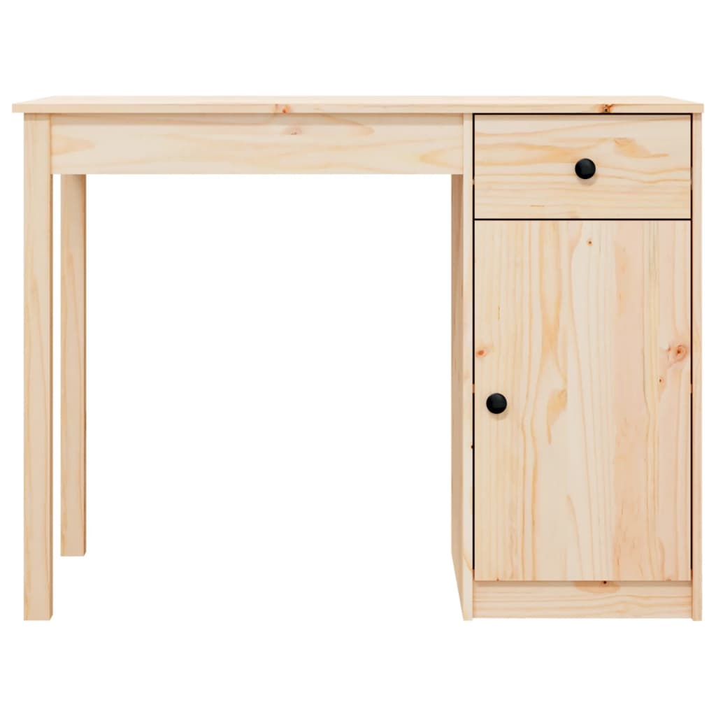 Desk 100x50x75 cm solid pine wood
