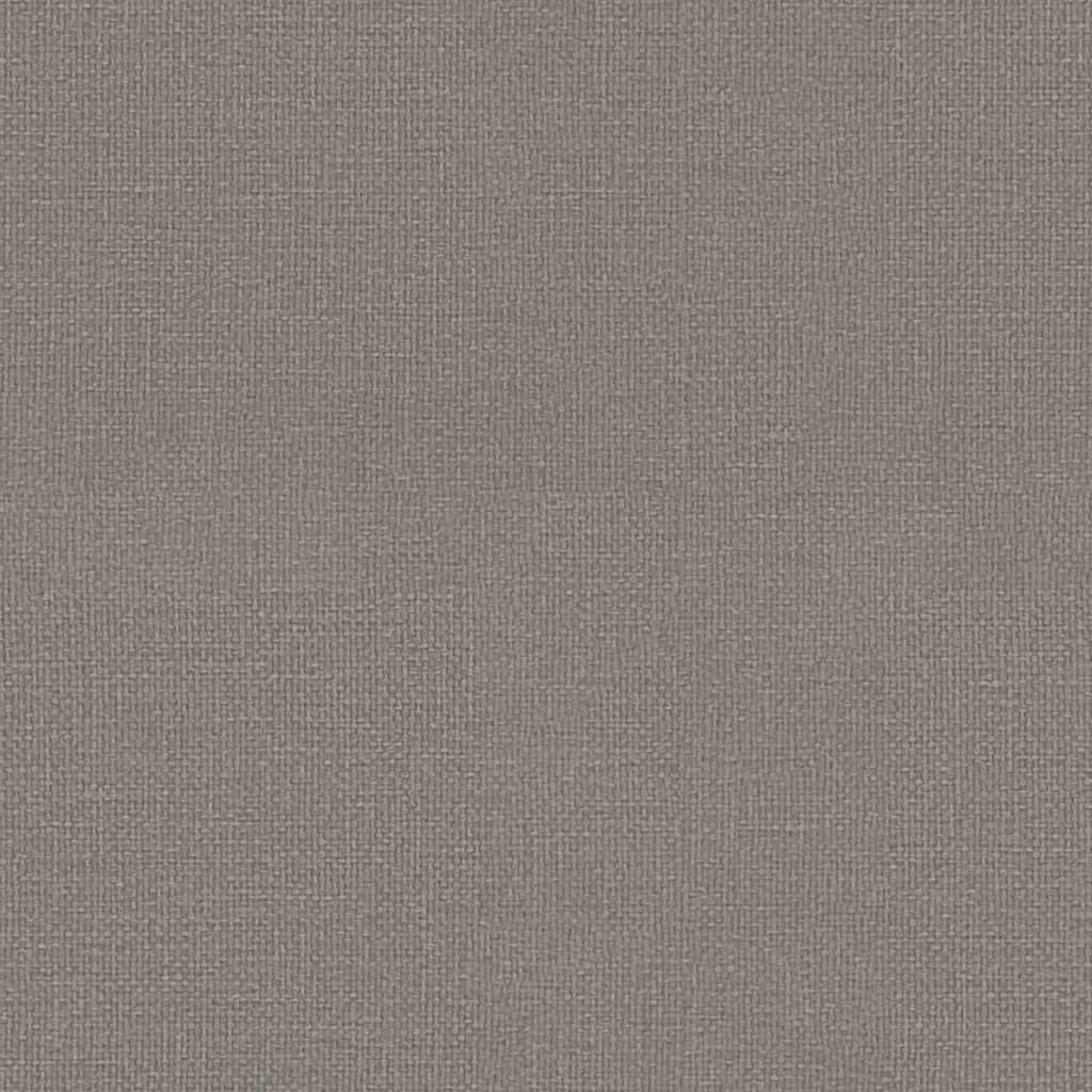 Kantoorstoel verstelbaar stof taupe