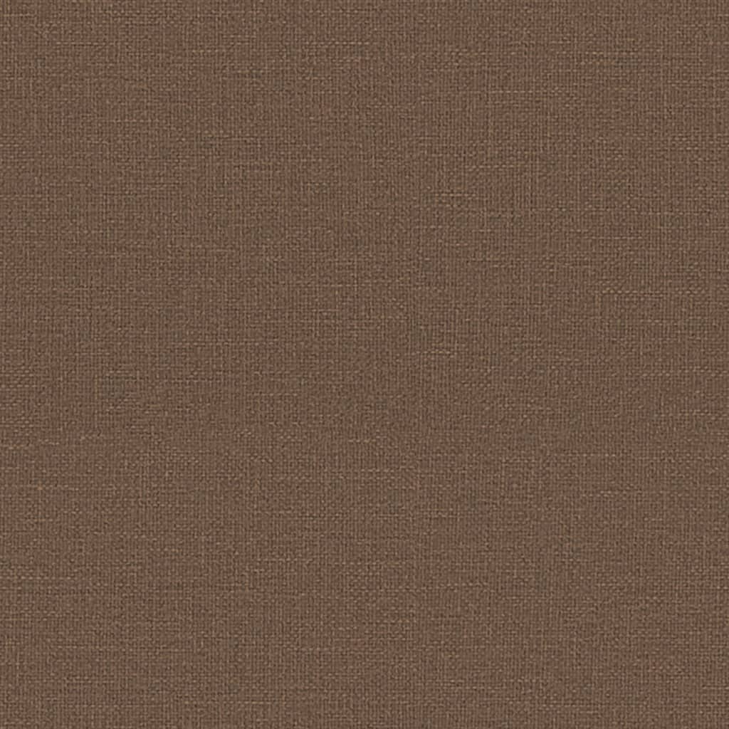 Kantoorstoel verstelbaar stof bruin