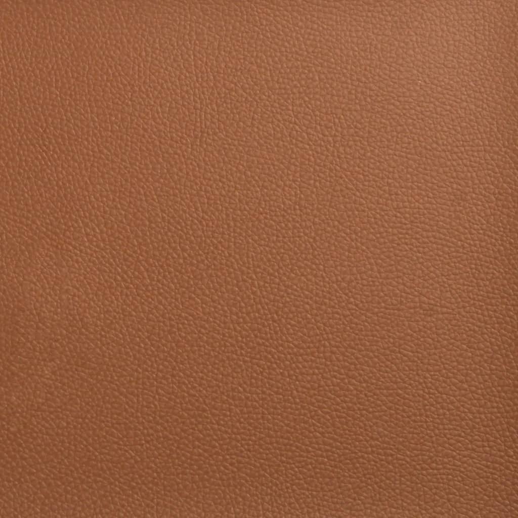 Kantoorstoel verstelbaar kunstleer bruin