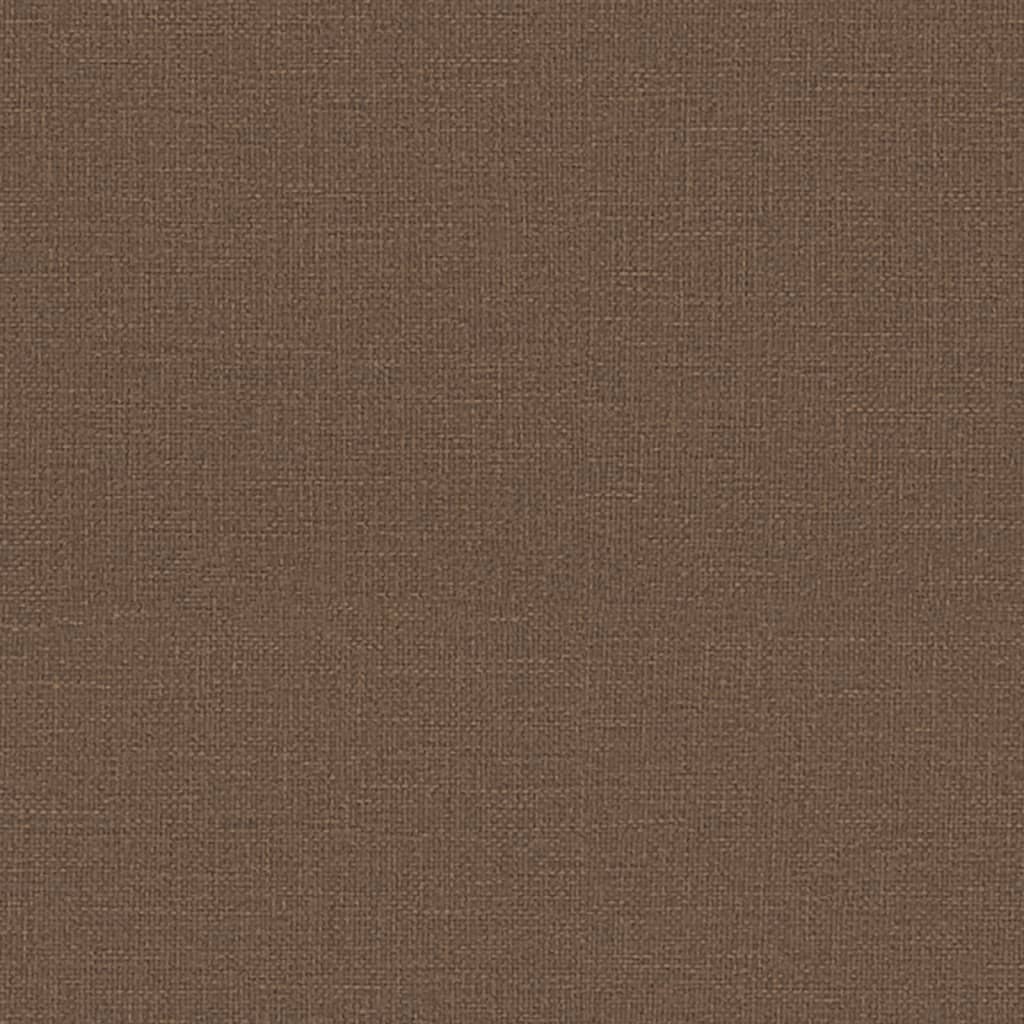 Kantoorstoel verstelbaar stof bruin