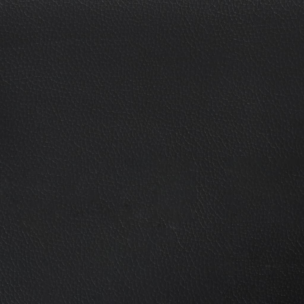 Office chair adjustable artificial leather black