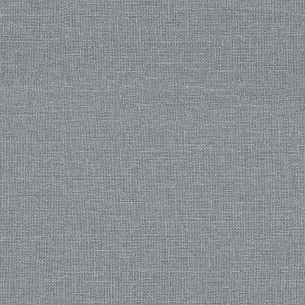 Kantoorstoel verstelbaar stof lichtgrijs