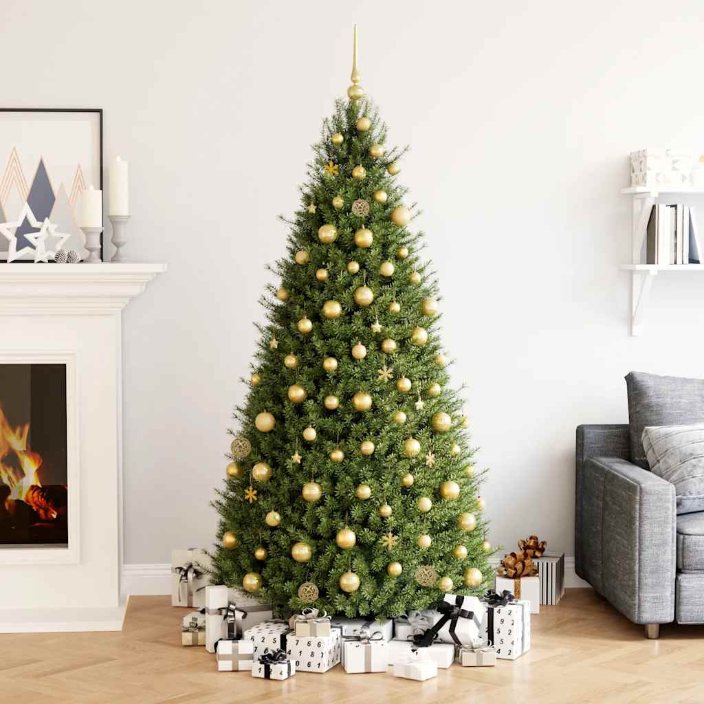 111-delige Kerstballenset polystyreen goudkleurig