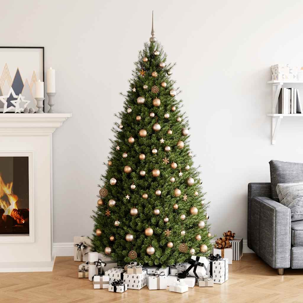 111-delige Kerstballenset polystyreen roségoud